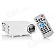 BarcoMAX XP7S High Definition Home Mini Projector w/ USB, SD, HDMI, VGA, AV - White