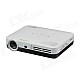 Zeco CX3 DLP HD Mini Home Real 3D Projector w/ HDMI / USB / TF - White