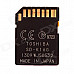 Toshiba SD-K016GR7AR30 16GB Class 10 UHS-1 30mbps SDHC Memory Card