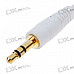 Gold Plated 3.5mm Stereo Audio Jack Splitter Y-Cable (White/17CM)