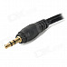 Gold Plated 3.5mm Mono Audio Jack Splitter Y-Cable (Black/17CM)