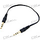Gold Plated 3.5mm M-M Audio Jack Connection Cable (19CM)