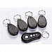 Electronic Key Finder Transmitter w/ 4 Receivers - Black