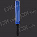 3W Blue Light LED Hand Light Stick Aluminum Alloy LED Flashlight - Blue + Black (3 x AAA)