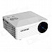 Geekwire LP-6B Portable FHD 1080P LED Projector w/ HDMI, VAG, USB 2.0, AV, SD - White (US Plug)