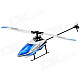 WLtoys V97 6-CH 2.4GHz Radio Control Outdoor R/C Helicopter w/ Gyroscope - Blue + White