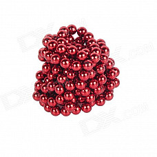 DIY 3mm Neodymium Magnet Spheres - Red (216 PCS)