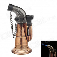 Fashionable Creative Refillable Butane Jet Lighter - Coffee