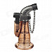 Fashionable Creative Refillable Butane Jet Lighter - Coffee