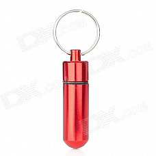Aluminum Pill Shaped Keychain (Color Assorted)