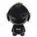 Tonlion Cute Cartoon Portable USB 2.0 Mini Speaker w/ 3.5mm for Cellphone / MP3 + More - Black