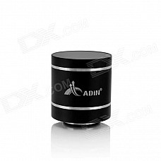 ADIN B1BT Vibration Bluetooth Hi-Fi Stereo Speaker w/ USB 2.0 / FM - Black