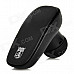 Bingle F2 Wireless Bluetooth V3.0 + EDR Earhook Headset w/ Microphone - Black