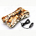 Uneed BK-0023 Bone Conduction Bluetooth Stereo Hi-Fi Handsfree Car MP3 Player Pillow - Leopard Print