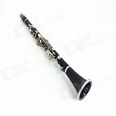 17 Key B Clarinet + 10 Reeds - Black