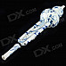 HLS-001 Chinese Style Blue and White Porcelain Pattern Cucurbit Flute - White + Blue