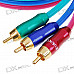 High-Purity Copper YPbPr Component Video Cable (1.5M-Length)