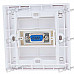 15-Pin Female VGA Wall Plate / Wall Outlet