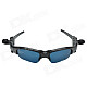CHEERLINK 4GB Bluetooth V3.0 Stereo Polarized Sunglasses w/ MP3/ Handsfree - Black + Blue