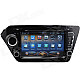 ZN-K201 8'' Capactive HD Touch Screen Android 4.2 Car DVD Player w/ GPS Navigator for KIA K2 - Black