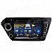 ZN-K201 8'' Capactive HD Touch Screen Android 4.2 Car DVD Player w/ GPS Navigator for KIA K2 - Black