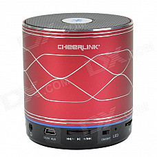 CHEERLINK SDH-800 HiFi Stereo Mini Bluetooth V2.1 + EDR Speaker w/ Hand free / FM / AUX