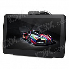 7" Capacitive Screen Win CE 6.0 Car GPS Navigator w/ Multinational Map - Black