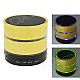 Mini Bluetooth V3.0 Speaker w/ Mic / TF Slot / FM Radio - Gold