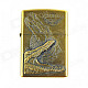 Retro Crocodile Relievo Kerosene Lighter - Brass