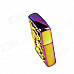 Colorful Chinese Dragon Relievo Kerosene Lighter - Purple + Golden