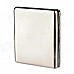 Aluminium Alloy Clamshell Double-Sided Cigarette Case - Sliver + Glod