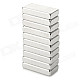 20 x 10 x 4mm Square NdFeB Magnet Cubes - Silver (10 PCS)