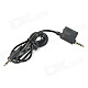 Universal 3.5mm Male to 3.5mm Male / Female Audio / Car AUX / Earphones Cable - Black (74cm)