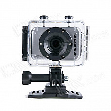 iShare S200 2.0" LCD CMOS 1080P Full HD Waterproof Sport Camera for Bike / Surfing / Outdoor Sports