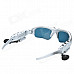 CHEERLINK Universal Bluetooth V3.0 Stereo Polarized Sunglasses w/ MP3 / Handsfree - Silver