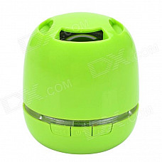 KB-76 Mini Wireless Bluetooth V3.0 + EDR Speaker w/ Hands-free/ TF / Micro USB / Mic. - Green