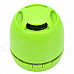 KB-76 Mini Wireless Bluetooth V3.0 + EDR Speaker w/ Hands-free/ TF / Micro USB / Mic. - Green