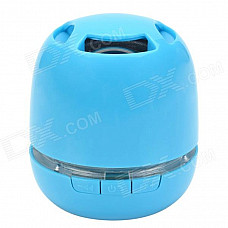 KB-76 Mini Wireless Bluetooth V3.0 + EDR Speaker w/ Handsfree/ TF / Micro USB / Mic. - Blue