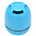 KB-76 Mini Wireless Bluetooth V3.0 + EDR Speaker w/ Handsfree/ TF / Micro USB / Mic. - Blue