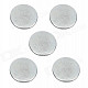 SZGAOY 14081902 Round N38 NdFeB Magnets - Silver (5 PCS)