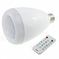 HONSCO Bluetooth V3.0 Speaker E27 RGB 9W LED Bulb Music Lamp w/ Remote Controller (AC 90~240V)