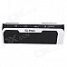 SLANG J6 2 x 3W Bluetooth V3.0 Stereo Speaker w/ 4000mAh Power Bank / Mic / USB / TF / 3.5mm - Black