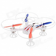 RunQia 2.4GHz 4-CH 6-Axis Outdoor R/C Quadcopter w/ Gyroscope - White (6 x AA)