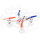 RunQia 2.4GHz 4-CH 6-Axis Outdoor R/C Quadcopter w/ Gyroscope - White (6 x AA)