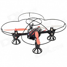 RunQia 2.4GHz 4-CH 6-Axis Outdoor R/C Quadcopter w/ Gyroscope - Black (6 x AA)