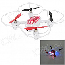 LiHuang LH-X2 2.4GHz 4-CH Outdoor Radio Control R/C Quadcopter w/ Gyroscope / Camera - White + Red