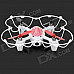 LiHuang LH-X2 2.4GHz 4-CH Outdoor Radio Control R/C Quadcopter w/ Gyroscope / Camera - White + Red