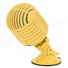 SLANG 3W Bluetooth V3.0 Stereo Speaker w/ Mic / Micro USB - Yellow + Black