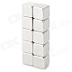 F10X10X10mm Square NdFeB Magnet Cubes - Silver (10 PCS)