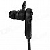 HV-803 Mini Wireless Bluetooth V3.0 In-Ear Earphone w/ Microphone - Black